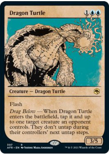 (英)竜亀 / Dragon Turtle ★ショーケース枠★(ルールブック・カード) 【AFR】 No.307
