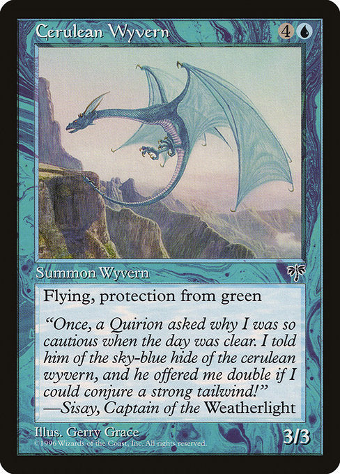 (英)紺碧のワイヴァーン / Cerulean Wyvern【MIR】 No.057
