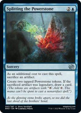 (英)【Foil】パワーストーンの分割 / Splitting the Powerstone【BRO】 No.063