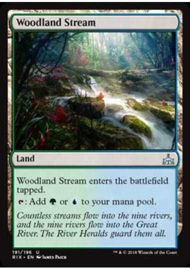 (英)【Foil】森林地の小川 / Woodland Stream【RIX】 No.191