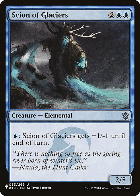 (英)氷河の末裔 / Scion of Glaciers【KTK】 PWシンボル付き再販 No.053