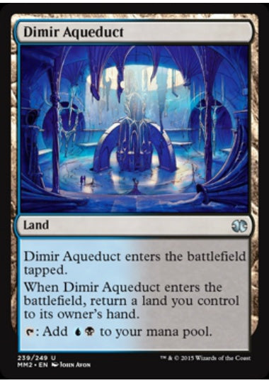 (英)【Foil】ディミーアの水路 / Dimir Aqueduct【MM2】 No.239