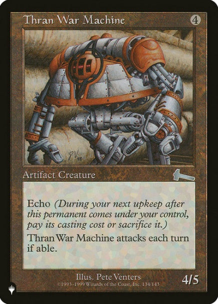(英)スランの戦争機械 / Thran War Machine【LST】 No.963