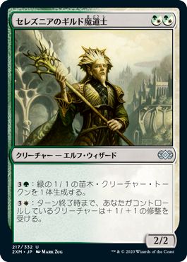 (日)【Foil】セレズニアのギルド魔道士 / Selesnya Guildmage【2XM】 No.217