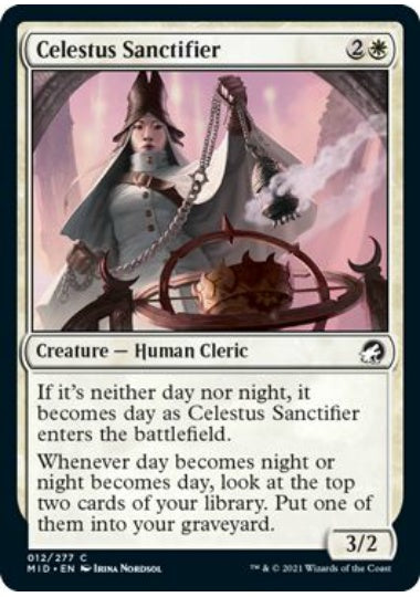 (英)【Foil】セレスタスの奉納者 / Celestus Sanctifier【MID】 No.012