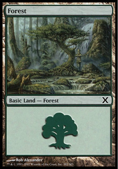 (英)【Foil】森 / Forest【10E】 No.382