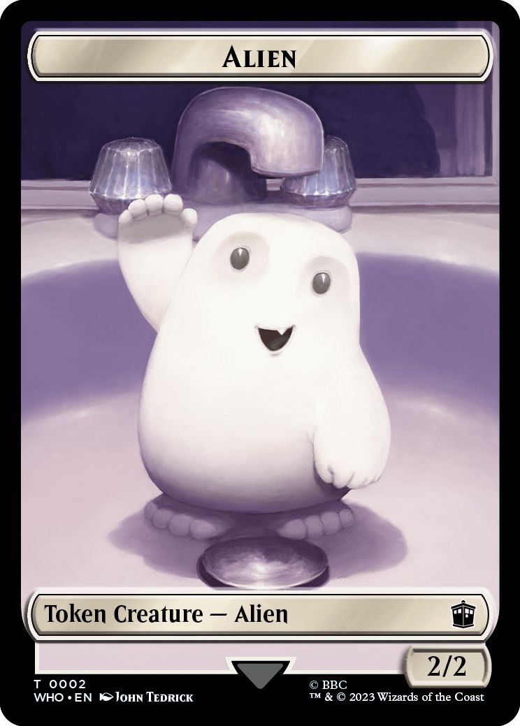 (英)エイリアントークン / Alien Token No.0002 - 恐竜トークン / Dinosaur Token【WHO-TOKEN】 No.0020
