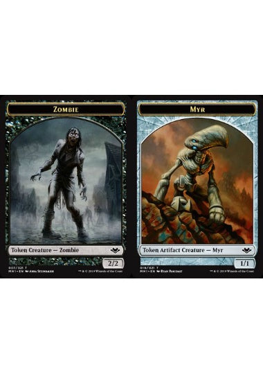 (英)ゾンビトークン / Zombie Token No.007 - マイアトークン / Myr Token【MH1-TOKEN】 No.019