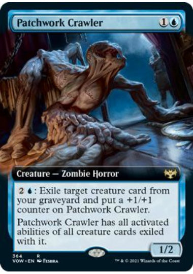 (英)【Foil】這い寄る継ぎ接ぎ / Patchwork Crawler ★拡張枠★ 【VOW】 No.364