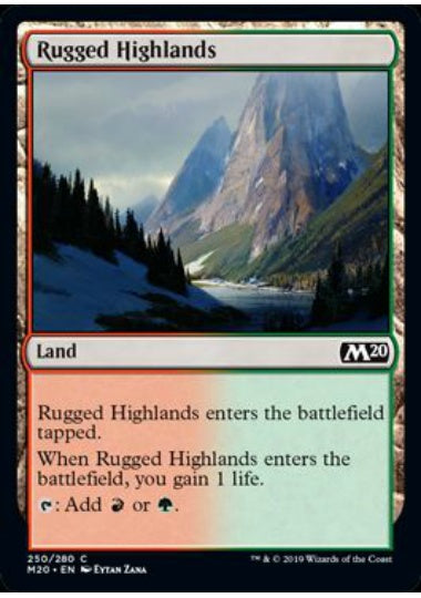 (英)岩だらけの高地 / Rugged Highlands【M20】 No.250