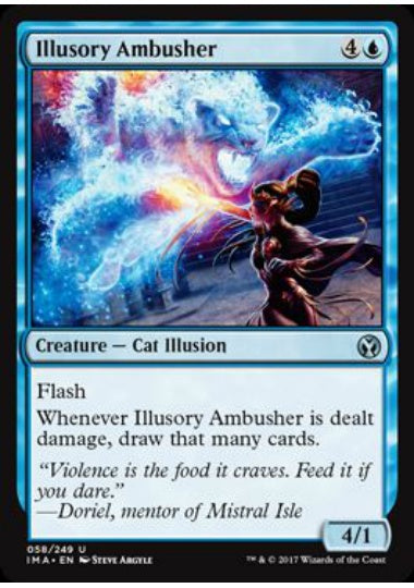 (英)【Foil】錯覚の伏兵 / Illusory Ambusher【IMA】 No.058