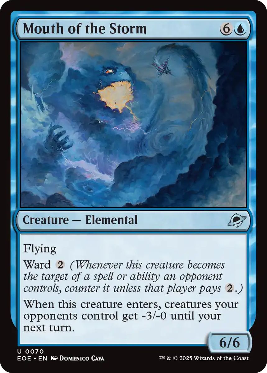 (英)【Foil】嵐の口 / Mouth of the Storm【EOE】 No.070