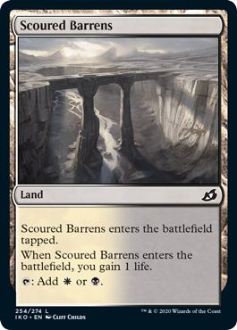 (英)磨かれたやせ地 / Scoured Barrens【IKO】 No.254