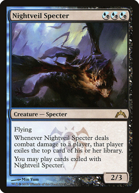 (英)夜帷の死霊 / Nightveil Specter【GTC】 No.222