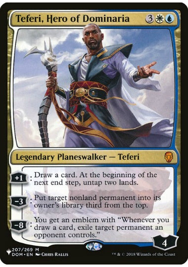 (英)ドミナリアの英雄、テフェリー / Teferi, Hero of Dominaria【LST】 No.563