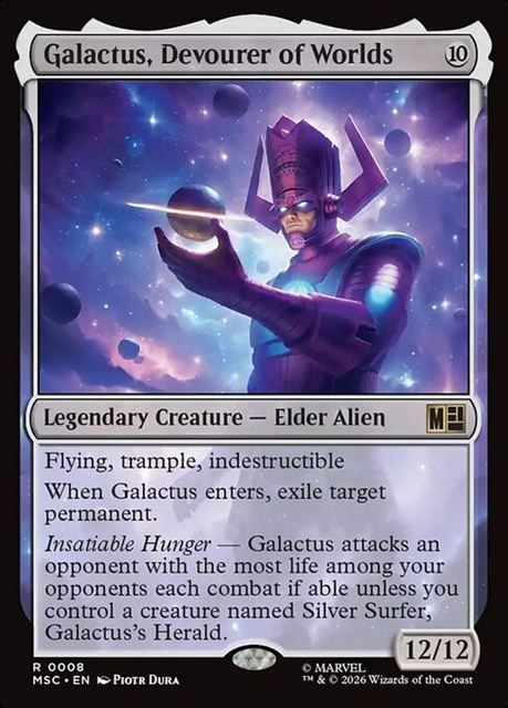 (英)【Surge-Foil】世界を喰らうもの、ギャラクタス / Galactus, Devourer of Worlds【MSC】 No.008
