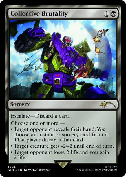 (英)【Foil】集団的蛮行 / Collective Brutality【SLD】Transformers: Roll Out or Rise Up No.1085