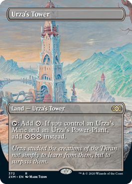 (英)【Foil】ウルザの塔 / Urza's Tower ★拡張枠★ 【2XM】 No.372