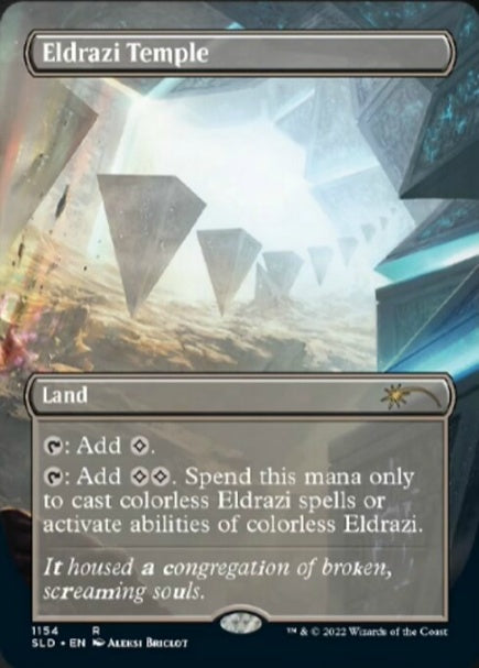 (英)【Foil】エルドラージの寺院 / Eldrazi Temple【SLD】Artist Series: Aleksi Briclot No.1154