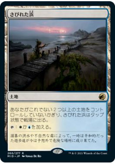 (日)【Foil】さびれた浜 / Deserted Beach【MID】 No.260