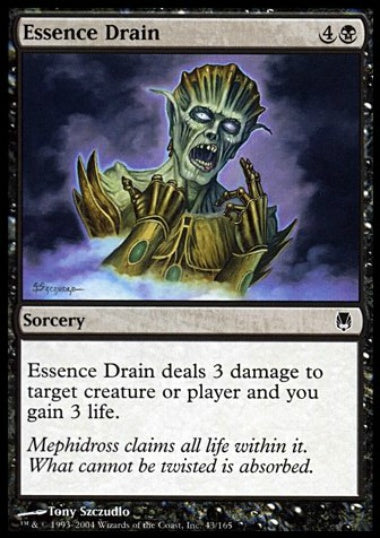 (英)【Foil】本質の吸収 / Essence Drain【DST】 No.043