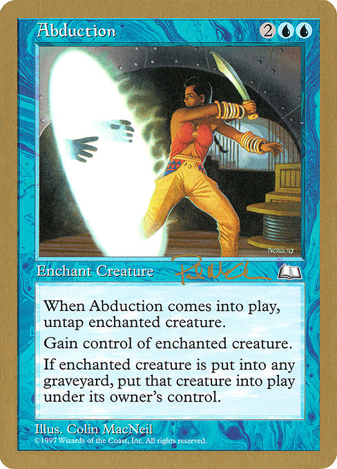 (英)誘拐 / Abduction【WC97】 World Championship Decks 1997 Paul McCabe 金枠 No.010