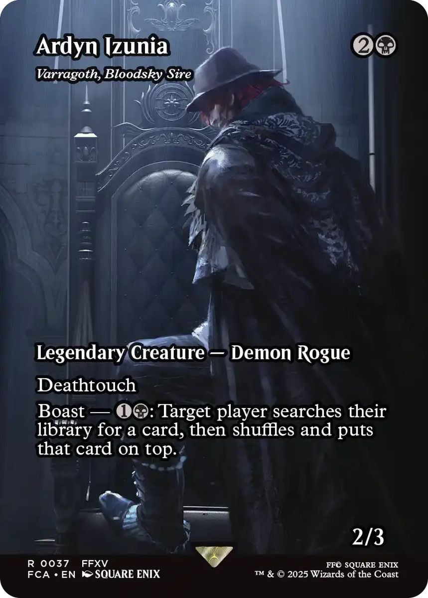 (英)【Foil】アーデン・イズニア / Ardyn Izunia[血空の主君、ヴェラゴス / Varragoth, Bloodsky Sire] ★ショーケース枠★(FINAL FANTASY・継承史カード) 【FCA】 No.037