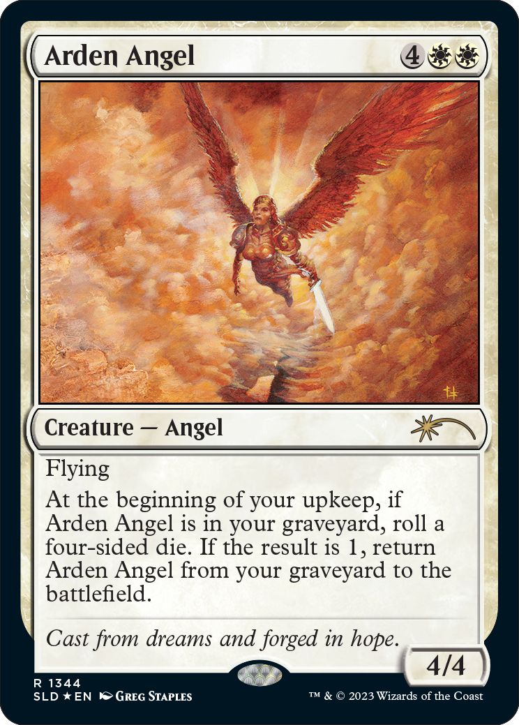 (英)【Foil】アーデンの天使 / Arden Angel【SLD】Angels: They're Just Like Us but Cooler and with Wings No.1344
