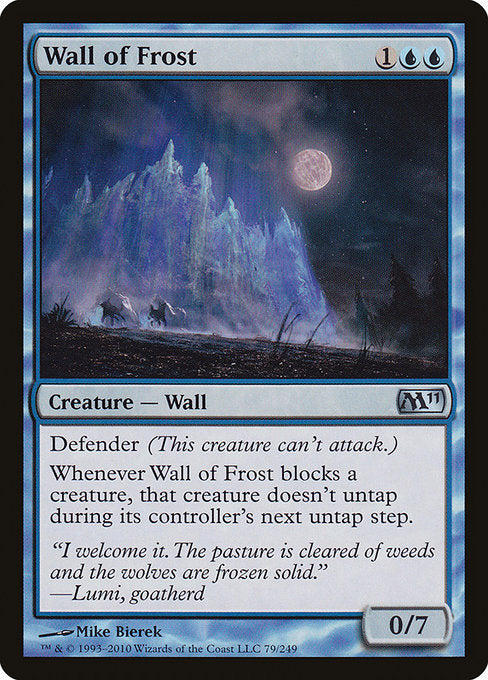(英)霜の壁 / Wall of Frost【M11】 No.079