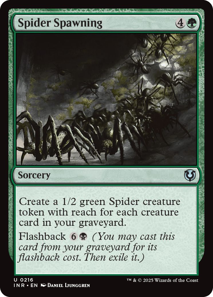 (英)【Foil】蜘蛛の発生 / Spider Spawning【INR】 No.216