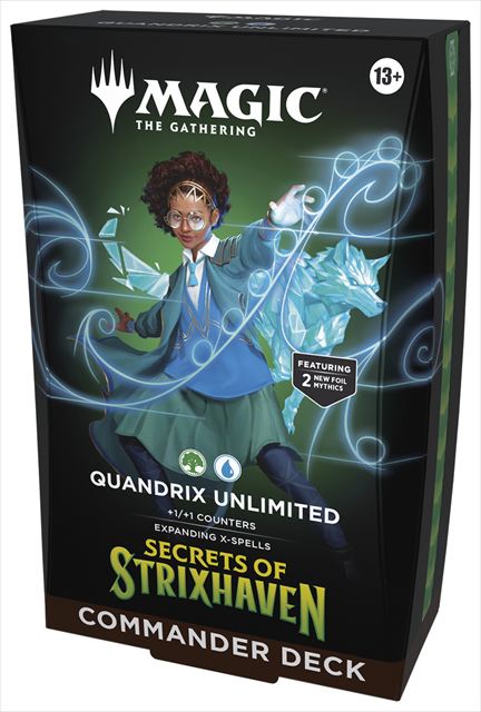 (英)『ストリクスヘイヴンの秘密』統率者デッキ「クアンドリクスは留まり知らず」 / Commander Deck  -Quandrix Unlimited -  【BOX】 ※発送方法は「ゆうパック」を選択してください。