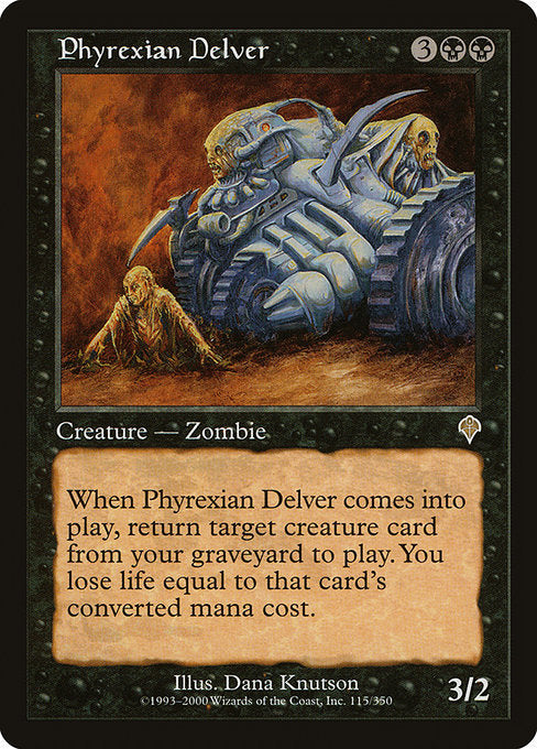 (英)ファイレクシアの発掘者 / Phyrexian Delver【INV】 No.115