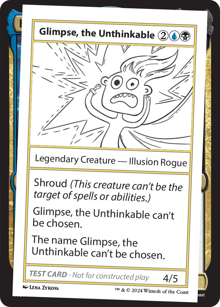 (英)Glimpse, the Unthinkable【MB2-TEST】 No.355