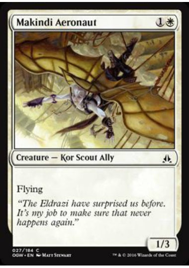 (英)【Foil】マキンディの飛空士 / Makindi Aeronaut【OGW】 No.027