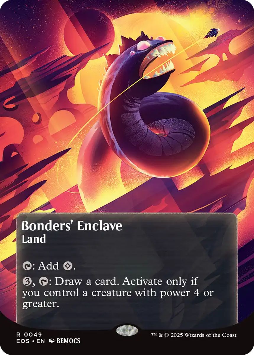(英)眷者の居留地 / Bonders' Enclave ★ボーダーレス★(「星景ポスター」) 【EOS】 No.049
