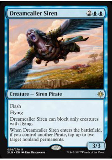 (英)【Foil】夢呼びのセイレーン / Dreamcaller Siren【XLN】 No.054
