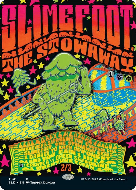 (英)【Foil】密航者、スライムフット / Slimefoot, the Stowaway【SLD】Welcome to the Fungal No.1138