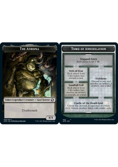 (英)アトロパルトークン / The Atropal Token No.005 - 魂を喰らう墓 / Tomb of Annihilation【AFR-TOKEN】 No.022