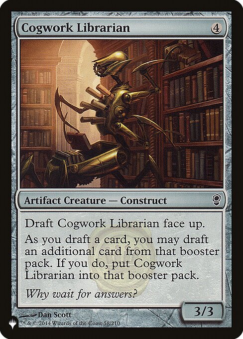 (英)歯車式司書 / Cogwork Librarian【CNS】 PWシンボル付き再販 No.058