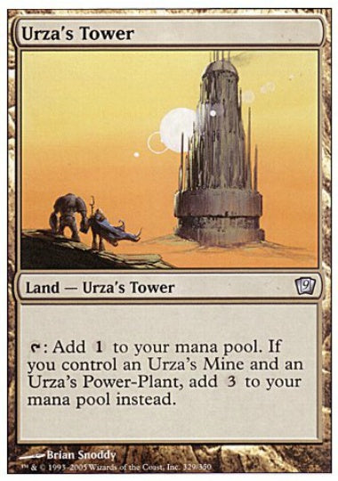 (英)【Foil】ウルザの塔 / Urza's Tower【9ED】 No.329