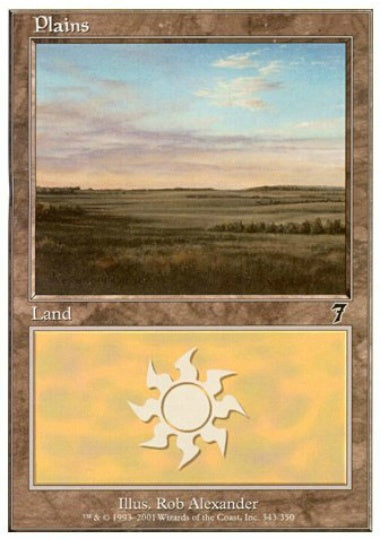 (英)平地 / Plains【7ED】 No.343