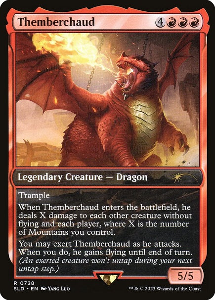 (英)【Foil】Themberchaud【SLD】Secret Lair x Dungeons & Dragons: Honor Among Thieves No.728