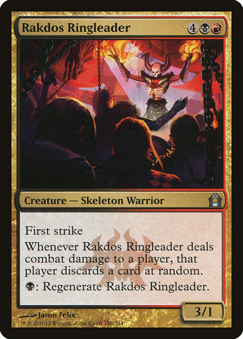 (英)【Foil】ラクドスの首謀者 / Rakdos Ringleader【RTR】 No.186