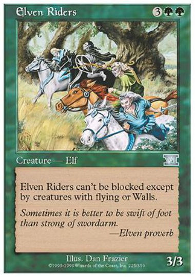 (英)エルフの騎手 / Elven Riders【6ED】 No.225