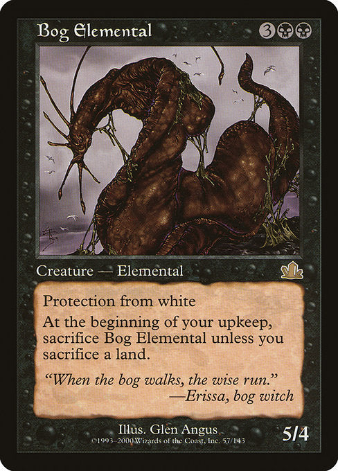 (英)【Foil】沼の精霊 / Bog Elemental【PCY】 No.057