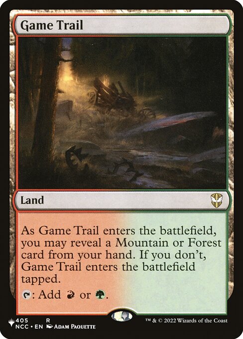 (英)獲物道 / Game Trail【SLD-C24】 Secret Lair Commander Deck: Raining Cats and Dogs No.053