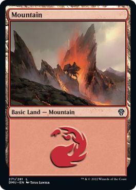 (英)【Foil】山 / Mountain【DMU】 No.271