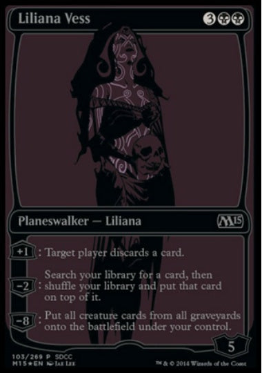 (英)【Foil】リリアナ・ヴェス / Liliana Vess【PRM】SDCC2014プロモ No.032