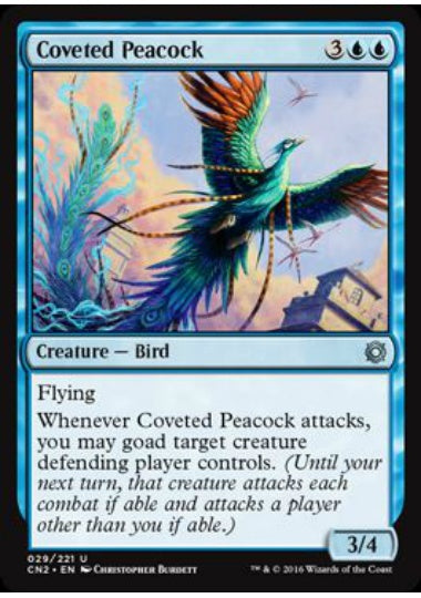 (英)【Foil】切望の孔雀 / Coveted Peacock【CN2】 No.029