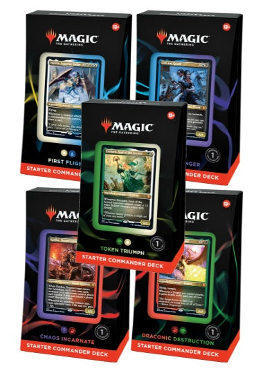 (英)スターター・統率者デッキ 5種セット / Starter Commander Deck Set【BOX】 ※発送方法は「ゆうパック」を選択してください。